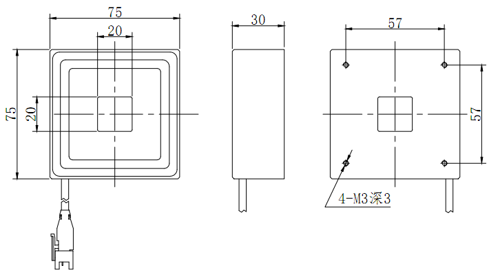 方形无影光源 FQL75