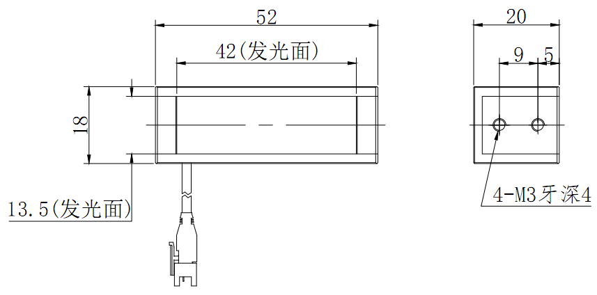 条形光源 BL52-18-R/G/B/W    