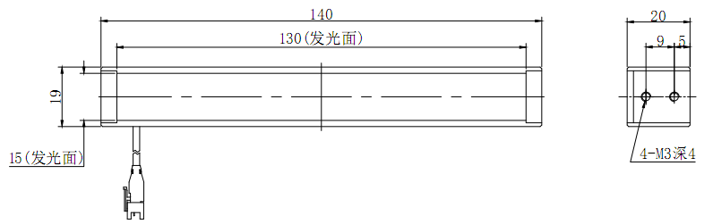 条形光源 BL140-19-R/G/B/W        