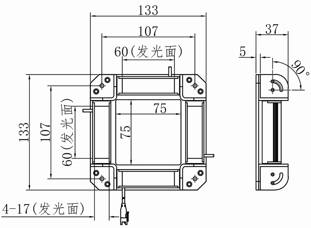 条形组合光源 MBL4-72