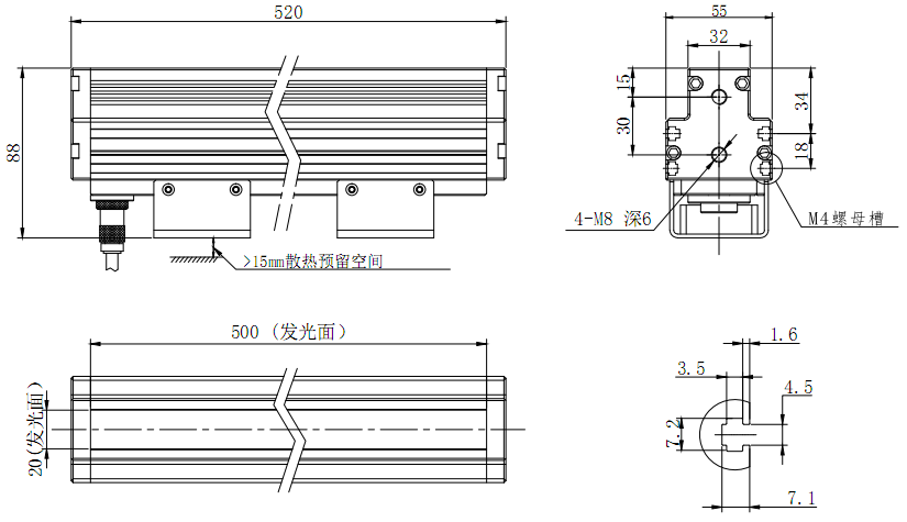 线性光源 LL500