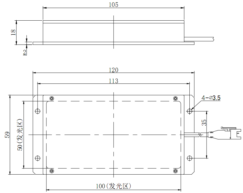 底部背光源 HFL100-50