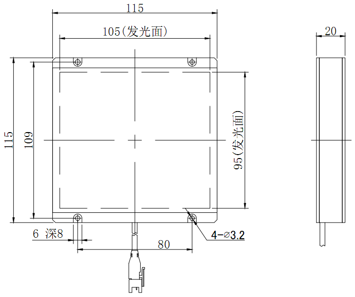 底部背光源 HFL105-95