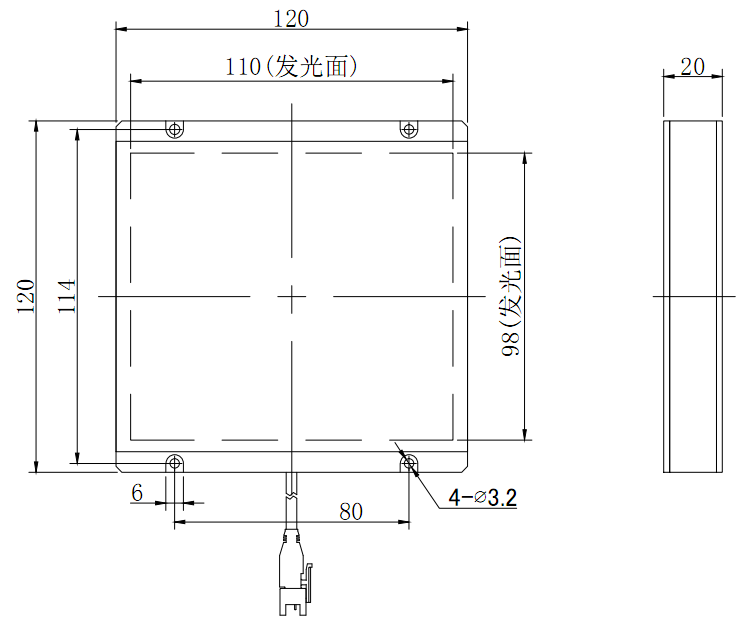 底部背光源 HFL110-98