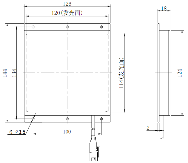 底部背光源 HFL120-110