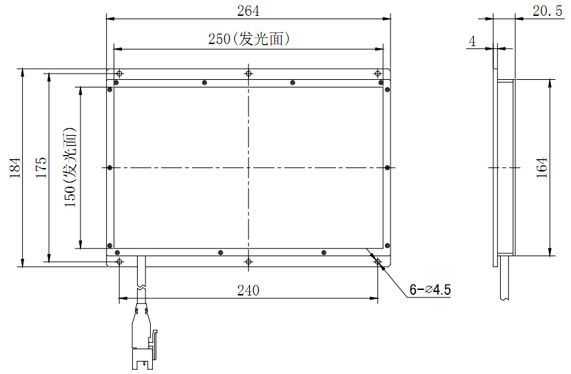 底部背光源 HFL250-150