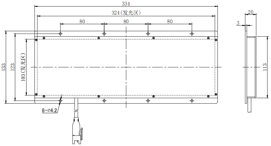 底部背光源 HFL320-100